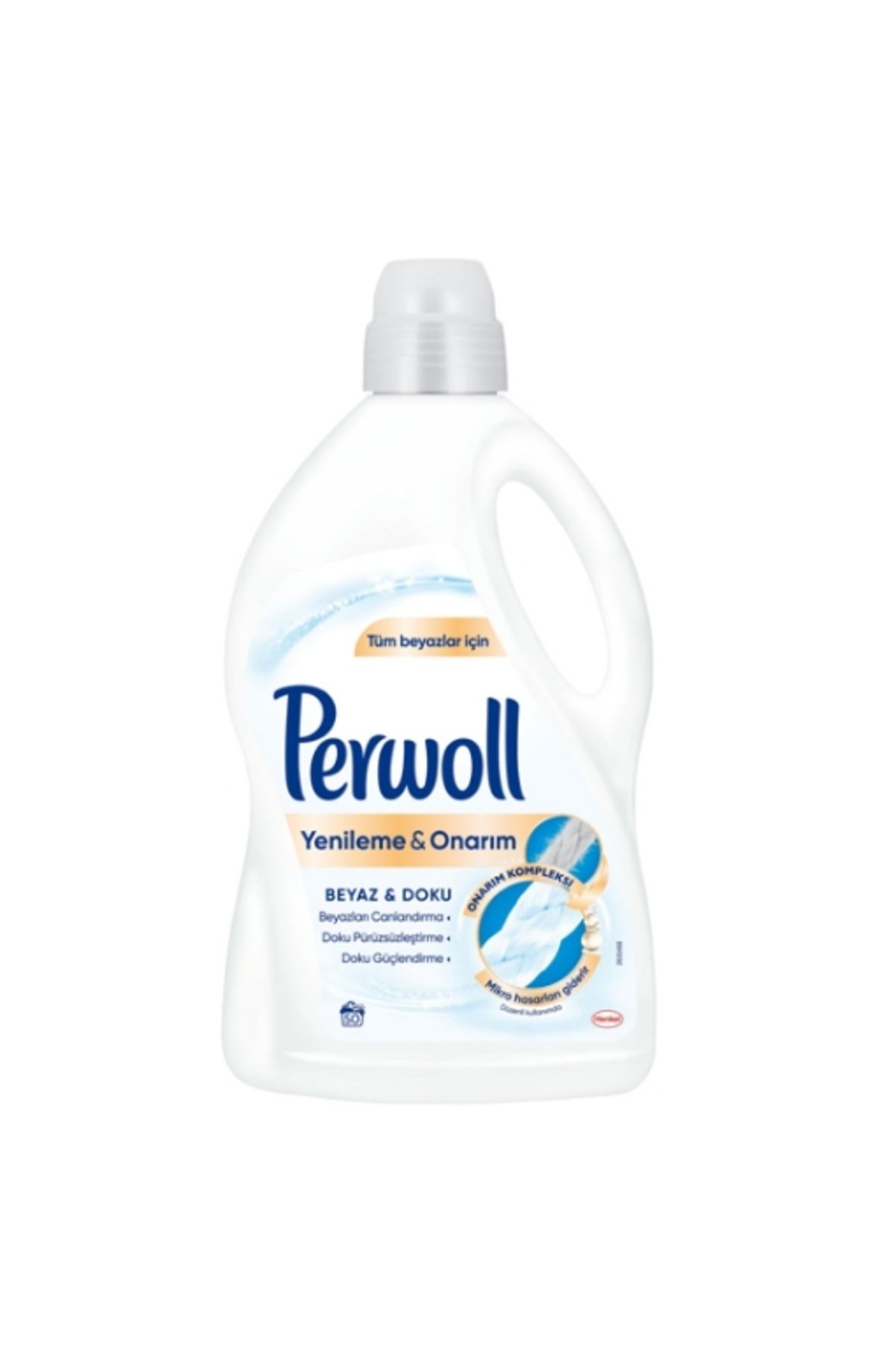 Perwoll Sıvı Çamaşır Deterjanı 2,97 Lt. Yenileme & Onarım Beyaz 50W (2'li)