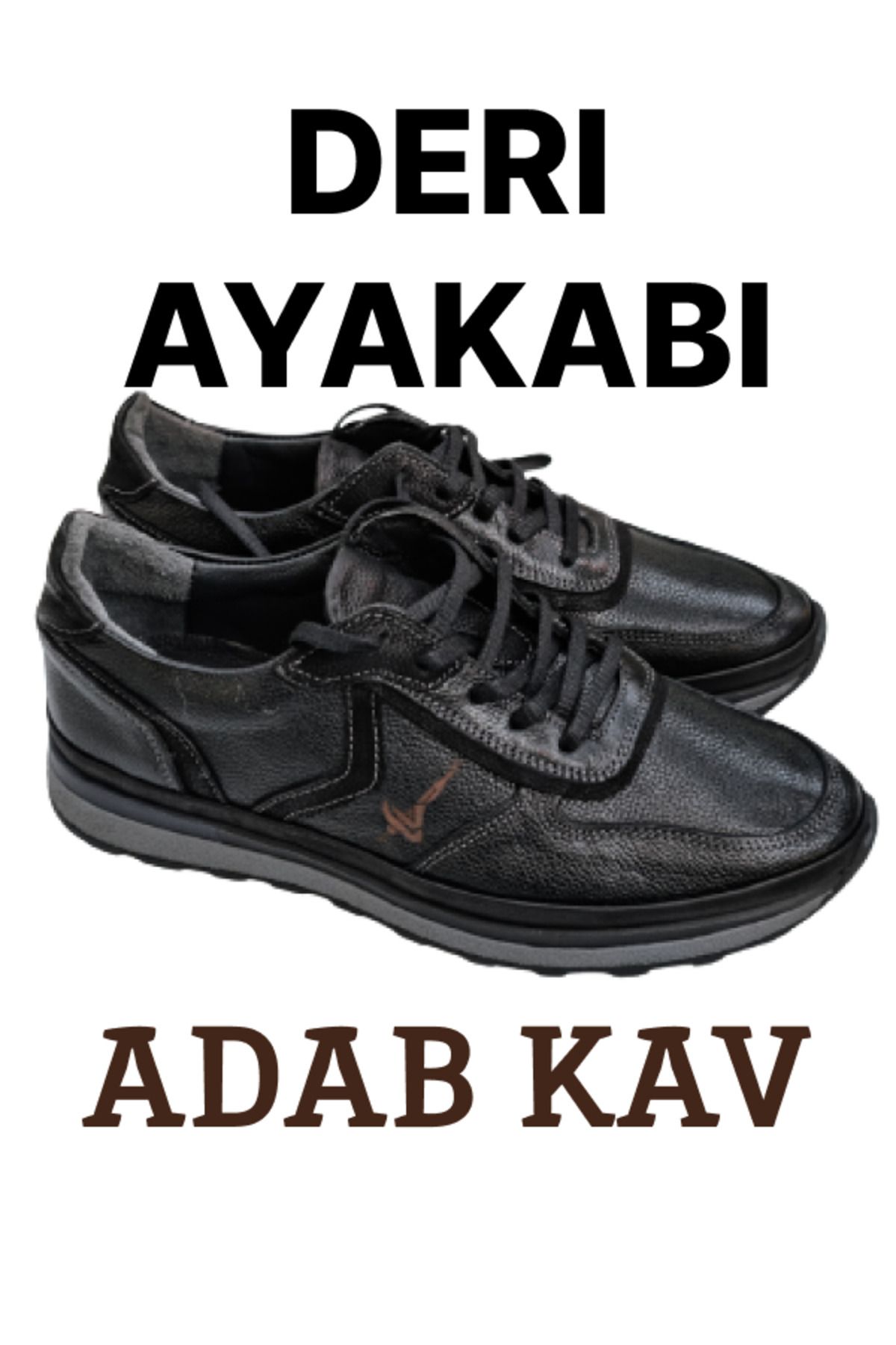 ADAB KAV Dogal Deri Erkek Spor Ayakkabı Kafkas