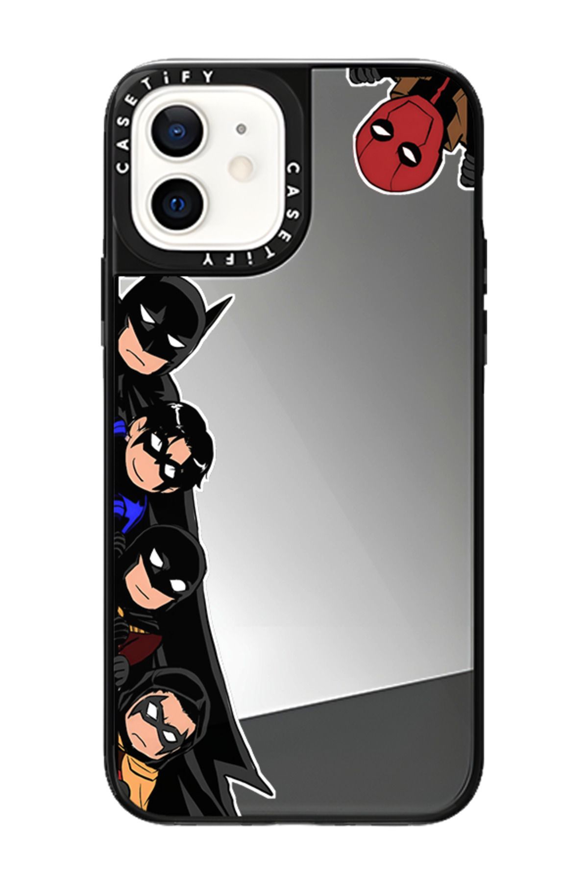 WinterStore Batman - iPhone 12 Uyumlu Aynalı Telefon Kılıfı