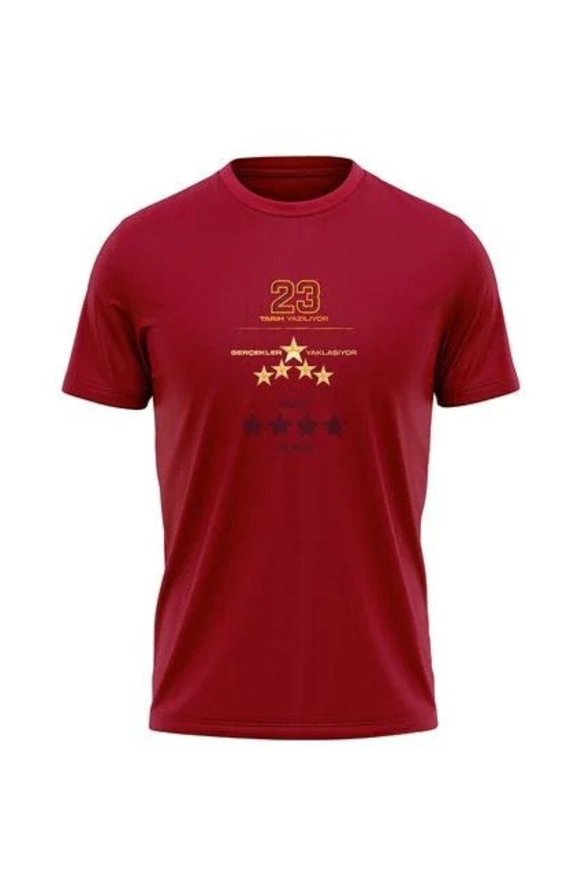 Galatasaray Lisanslı 2023 Şampiyonluk Bordo Çocuk T-Shirt