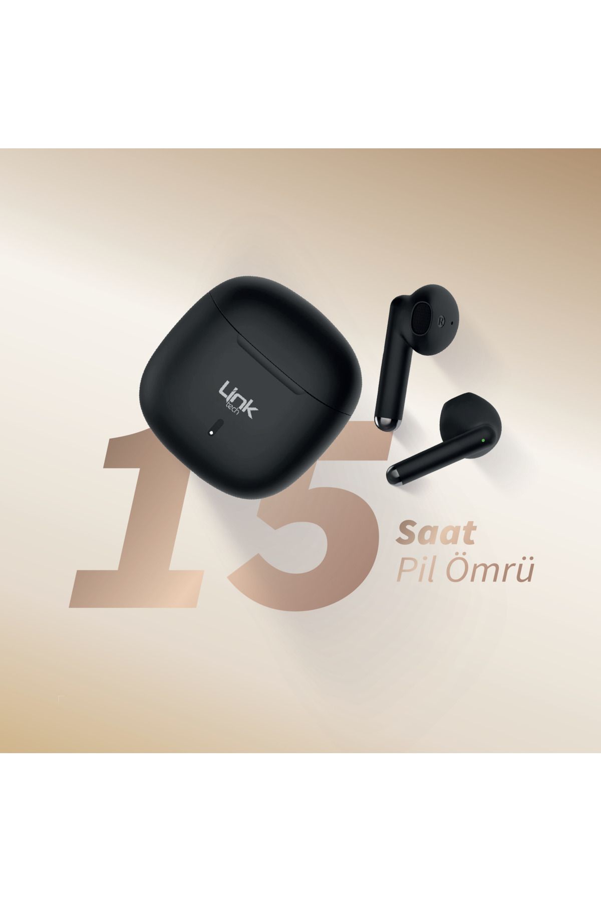 Linktech Tw10 Earbuds Sıçramaya Dayanıklı, Hd Ses, Bt5.1 Mini Bluetooth Kulaklık