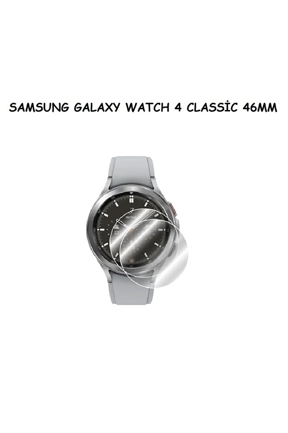 CONOCER Samsung Galaxy Watch 4 Classic (46MM) Uyumlu (2 ADET) Ekran Koruyucu Nano Jelatin
