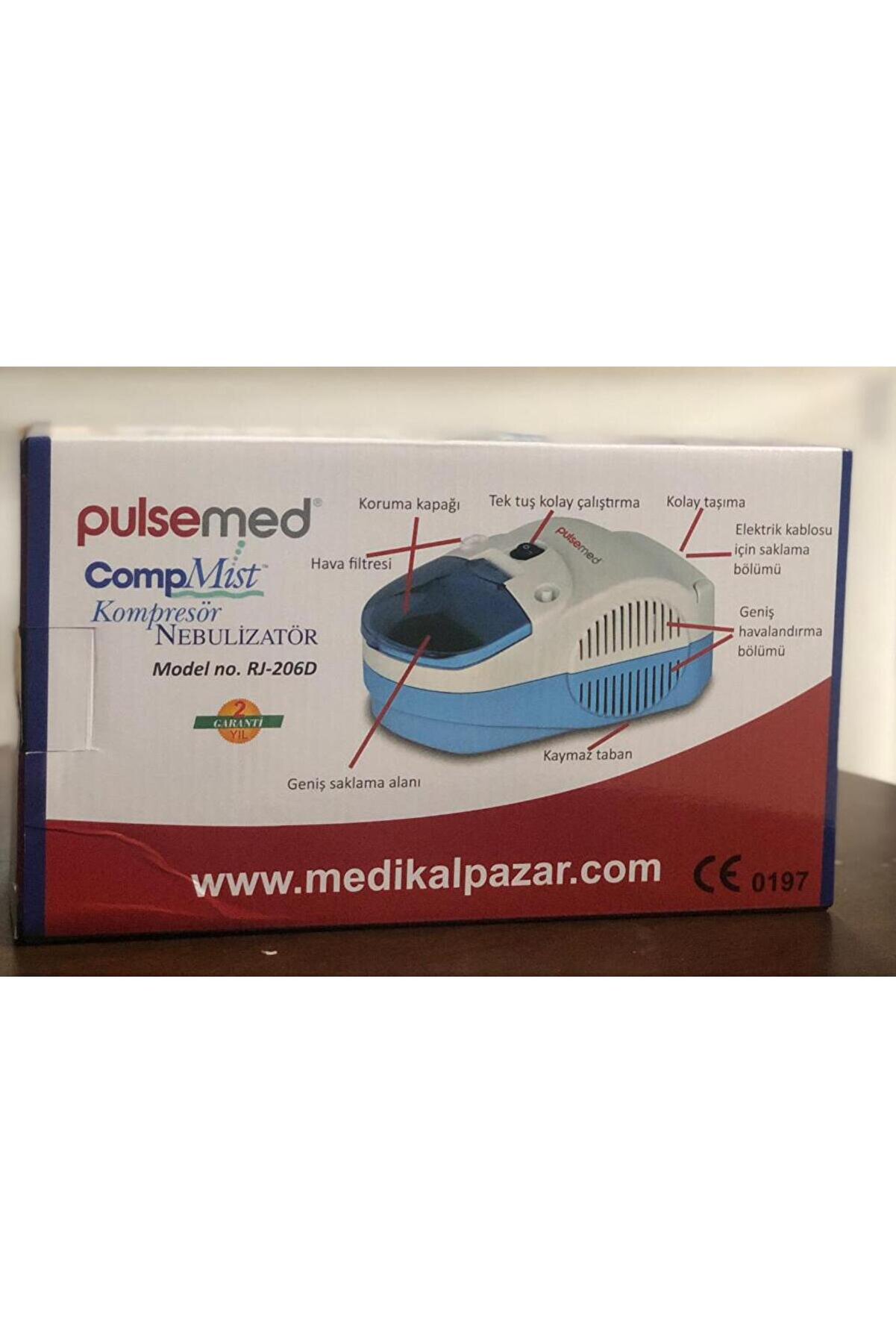Pulsemed COMP MIST Kompresörlü Nebülizatör RJ-206D | Sağlık Ekipmanları