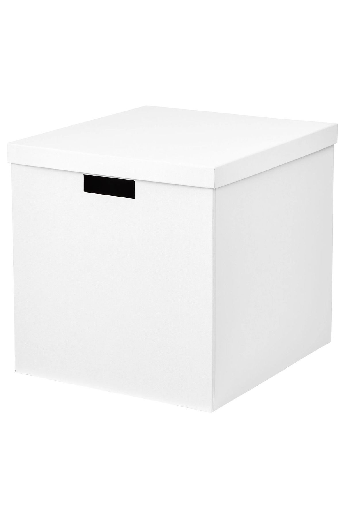 IKEA TJENA kapaklı kutu, beyaz, 32x35x32 cm