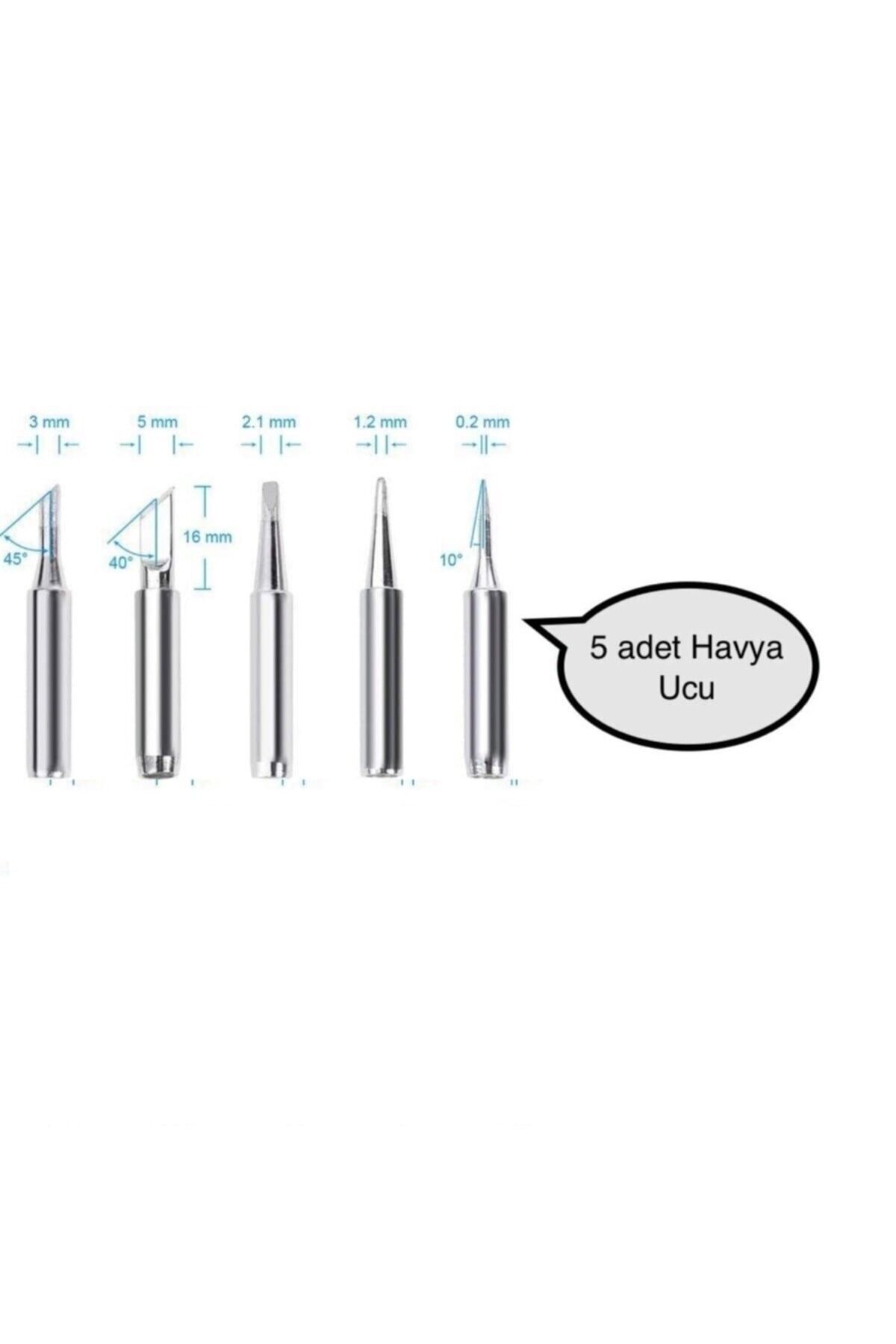 Electrimax Tech 900m-t Yüksek Kalite Havya Ucu 5li Set