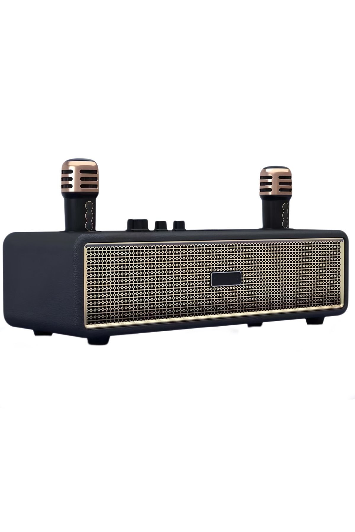 SFL Product Yeni Nesil Taşınabilir Bluetooth Hoparlör Kablosuz Karaoke Çift Mikrofon Yüksek Kaliteli Dış Tasarım