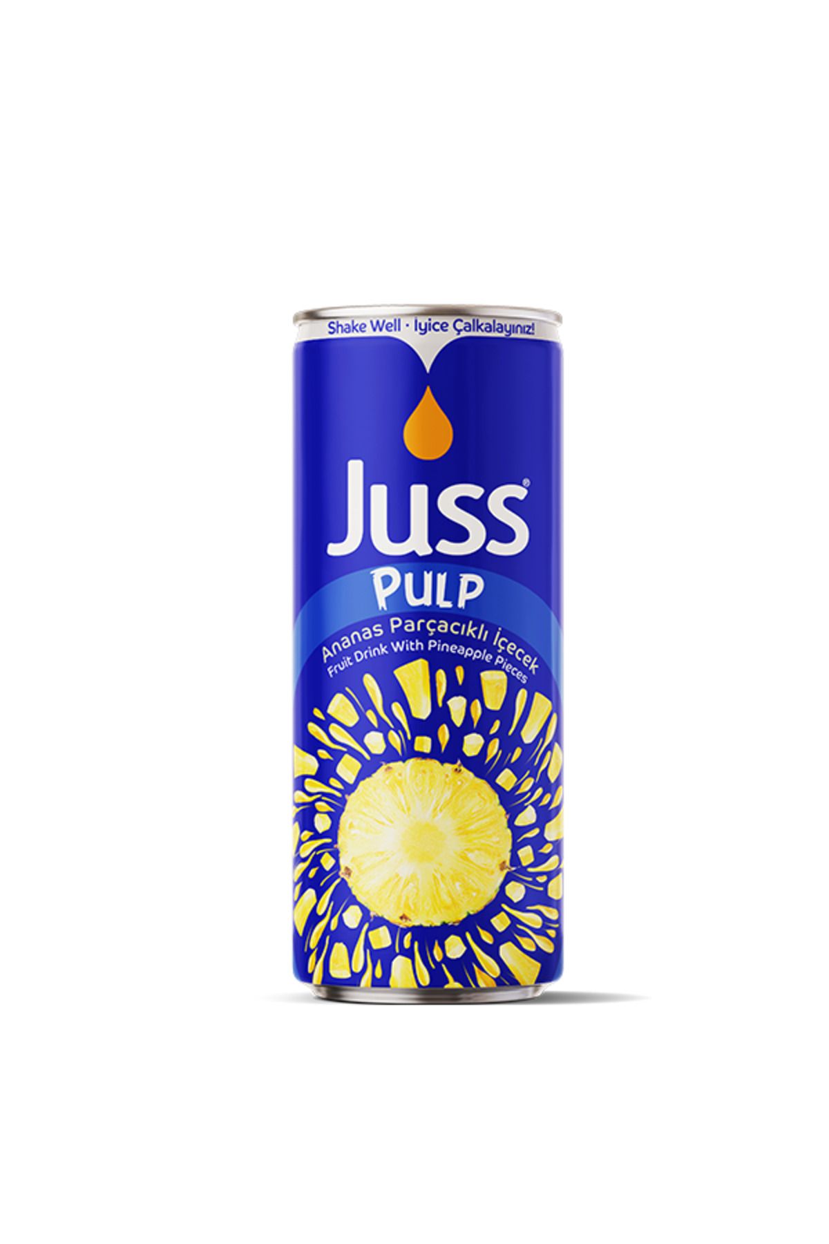 juss Pulp Ananas Meyve Parçacıklı İçecek 250ml x 24'lü