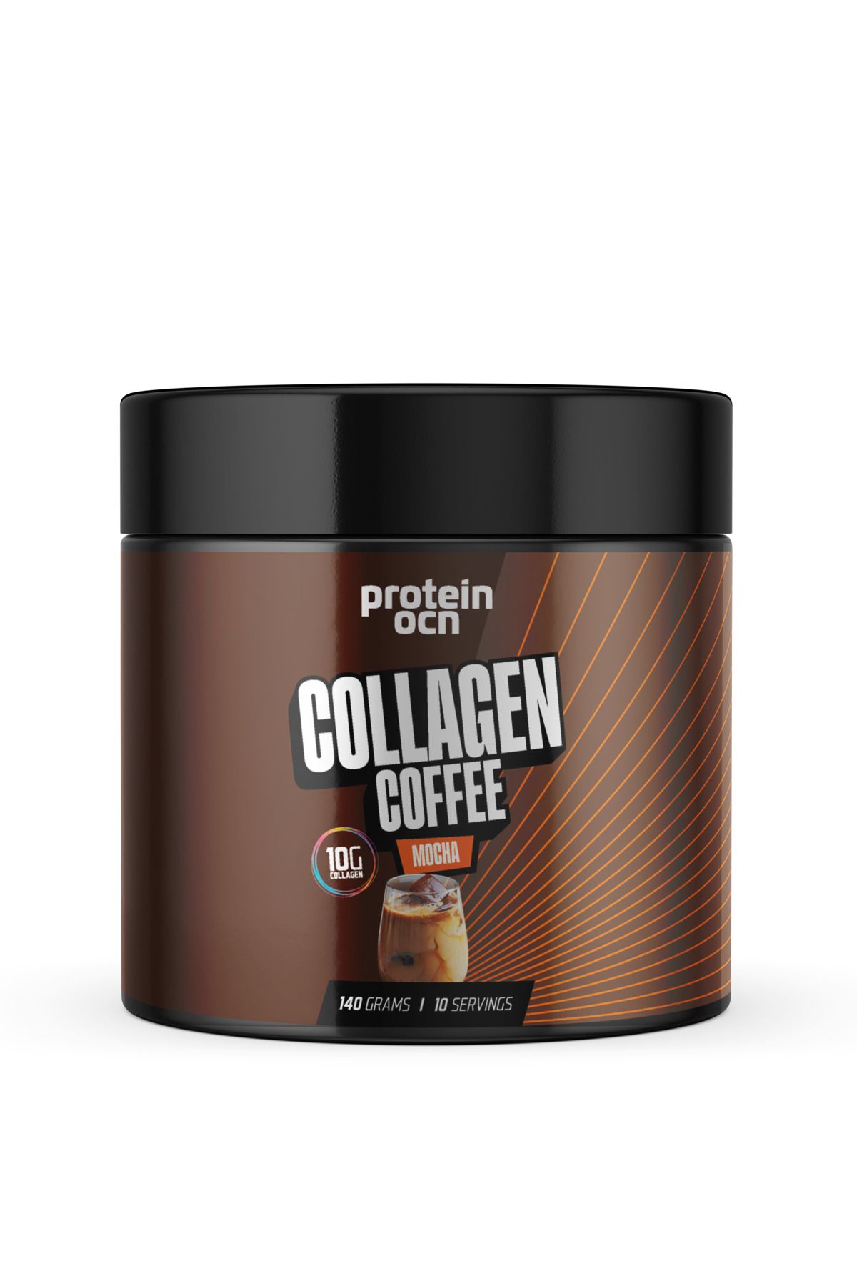 Proteinocean COLLAGEN COFFEE - MOCHA - 140gr - 10 servis
