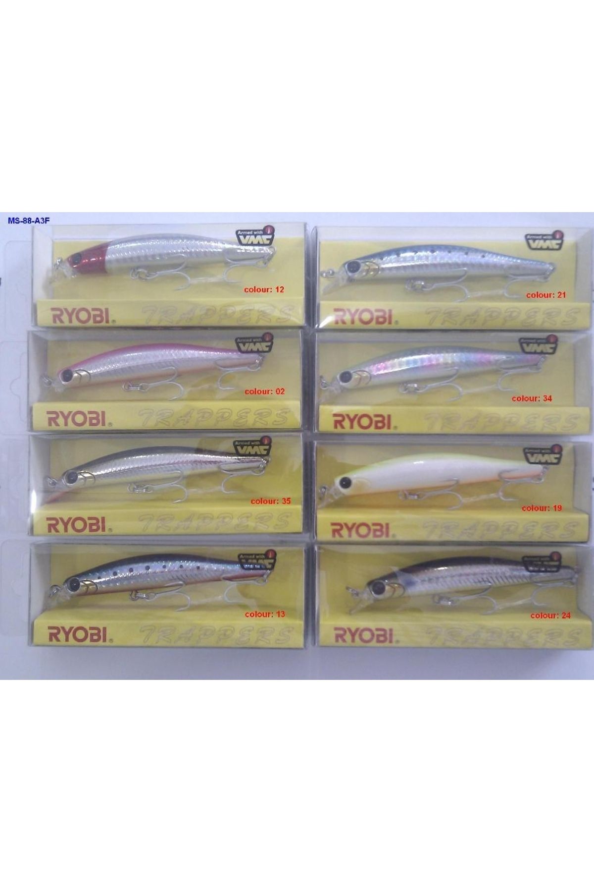 Ryobi Trapper Maket Balık Ms-88-a3f 8.8cm 10gr 0,6m Renk:02