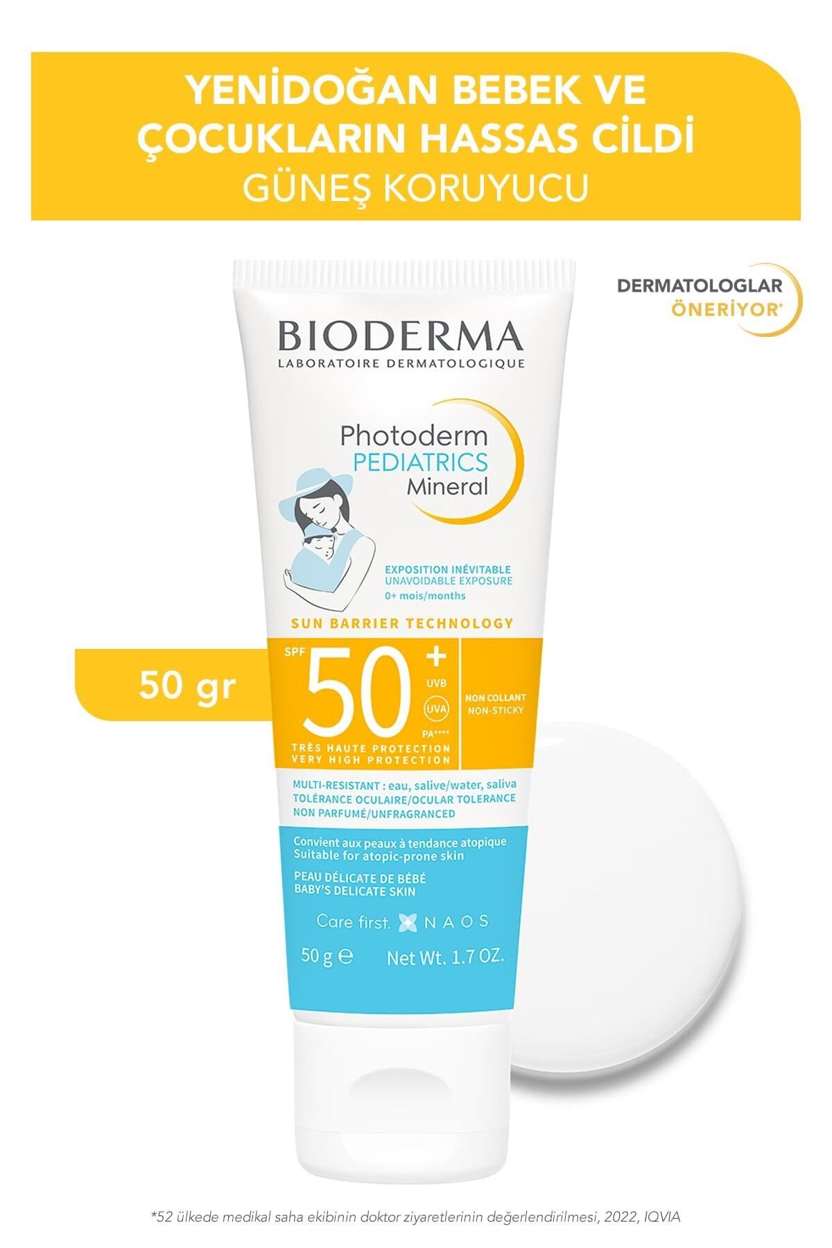 Bioderma Photoderm Pediatrics Mineral Protective Sun Cream, Spf 50+ 50 Gr DKÜRN548