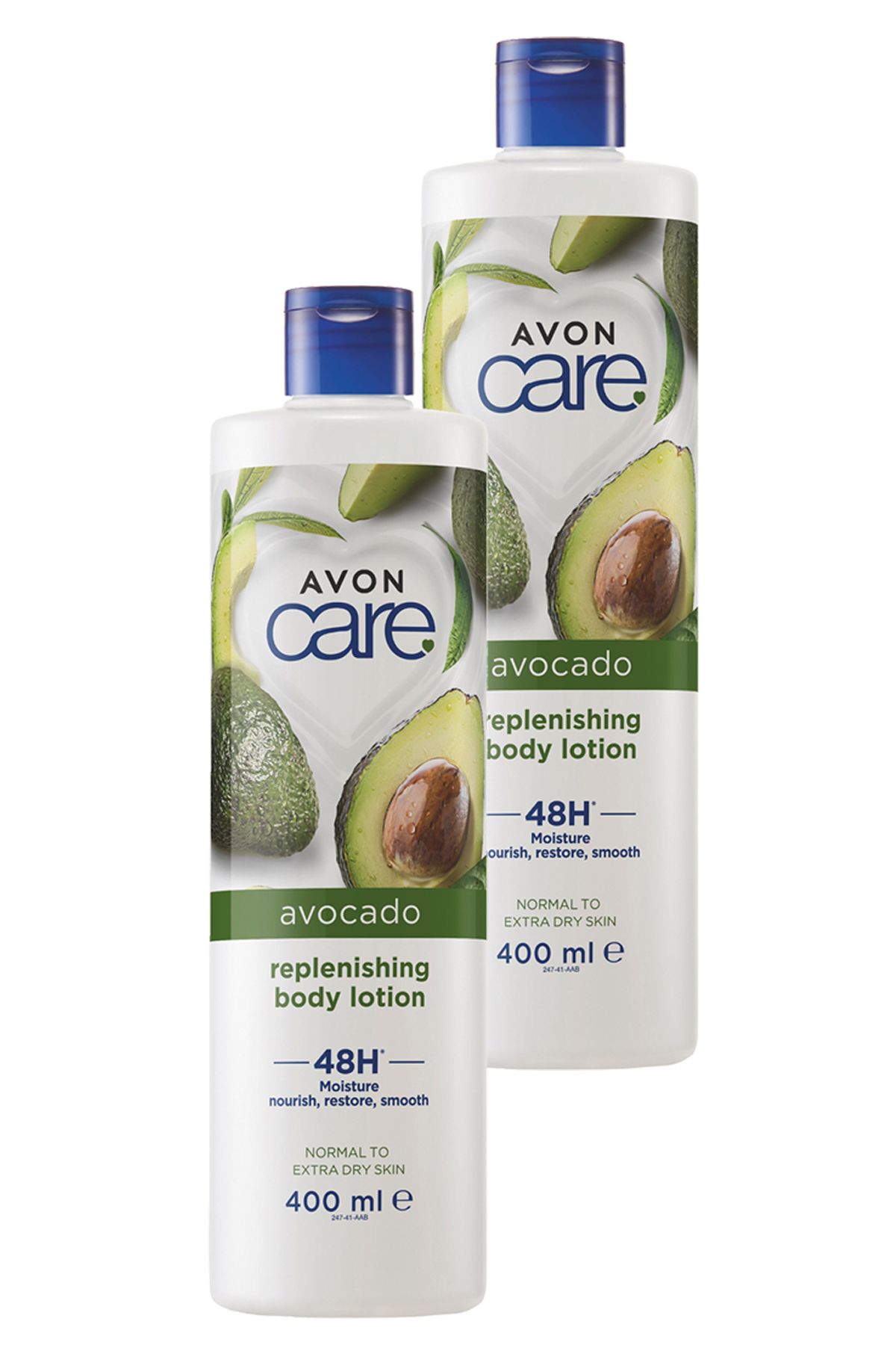 Avon Care Kuru Ciltler İçin Avokado Özlü Vücut Losyonu 400 Ml. İkili Set