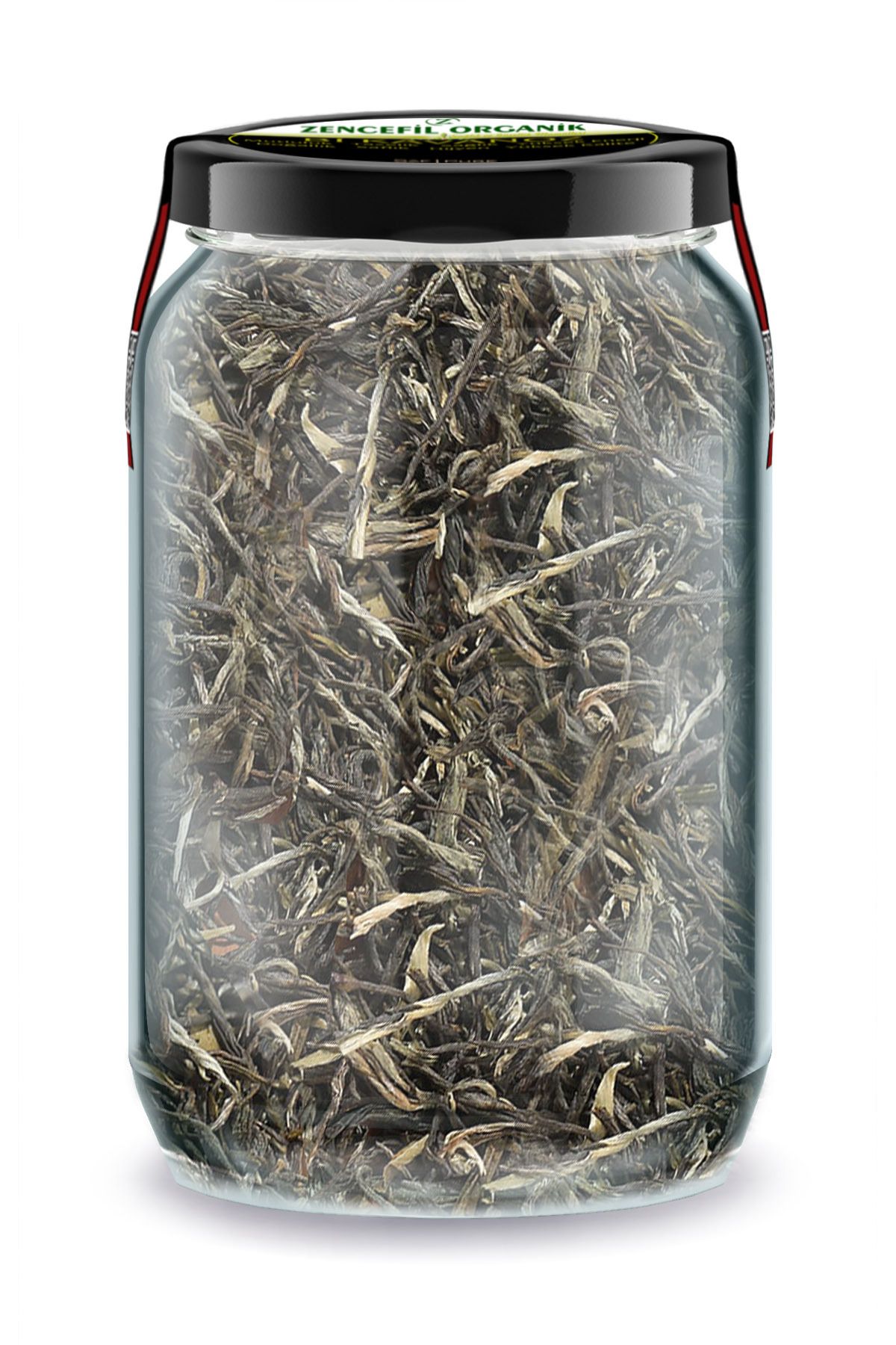Zencefil Organik Beyaz Çay Bi Kavanoz 660 cc. Cam Kavanozda Katkısız Beyazçay Pure White Tea