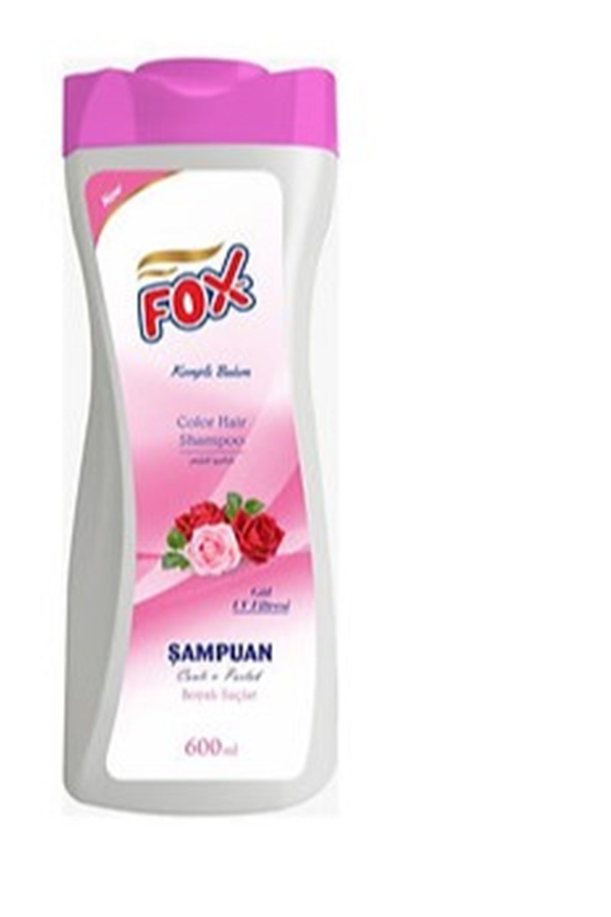 Fox Şampuan Gül Uv Filtresi BOYALI SAÇLAR 600 Ml