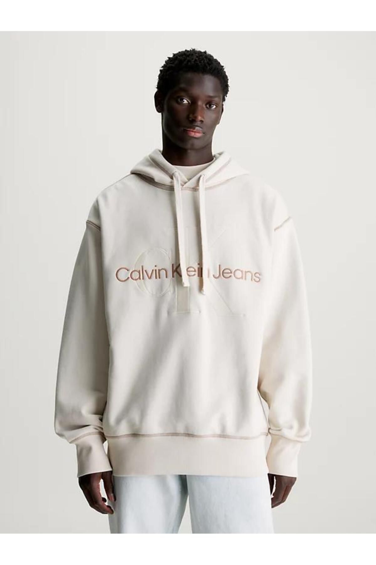 Calvin Klein WASH MONOLOGO HOODIE