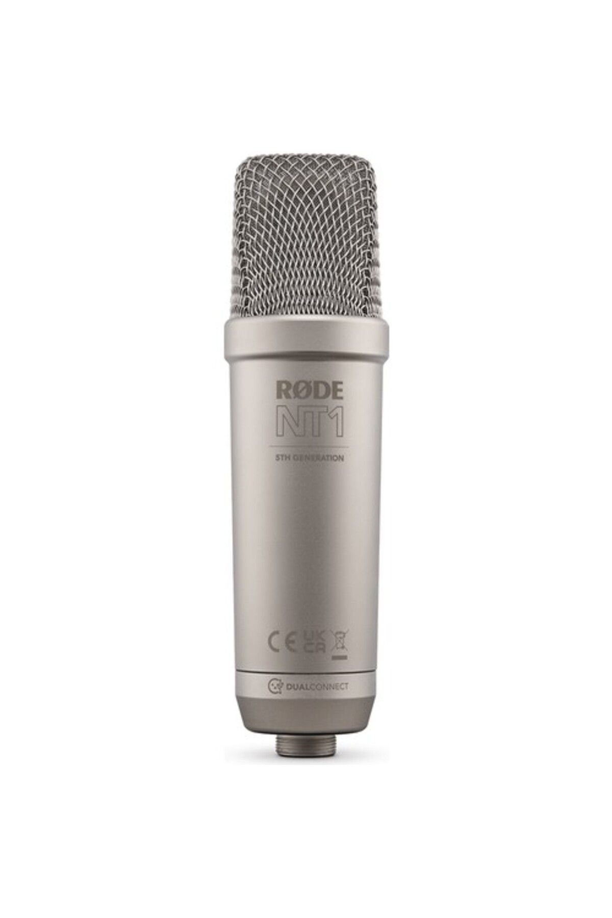 Rode NT1 5th Generation Silver - Yeni nesil Analog/Dijital Cardioid Kondansatör Mikrofon