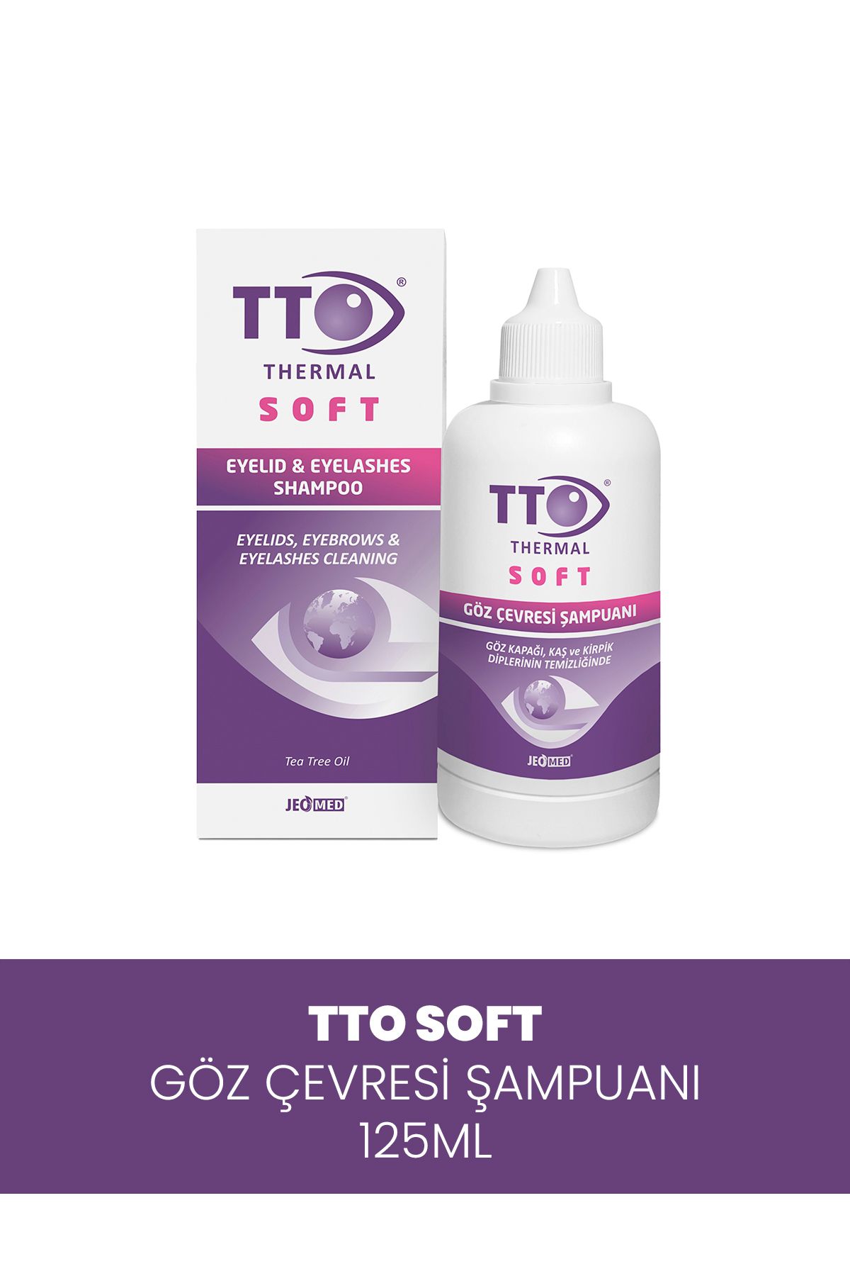 jeomed Tto Soft Göz Çevresi Şampuanı 125 ml (ÇAY AĞACI YAĞI / TEA TREE OIL)