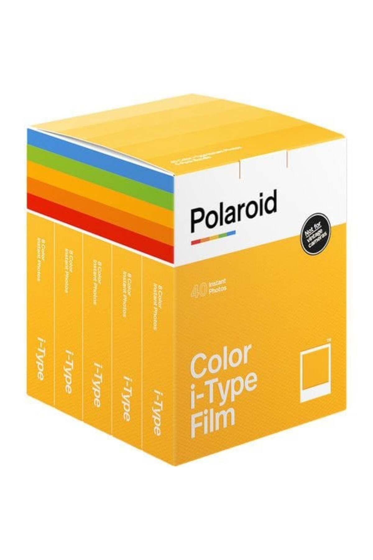 Polaroid Color i-Type Uyumlu Instant Film 5 li Paket, 40 Poz