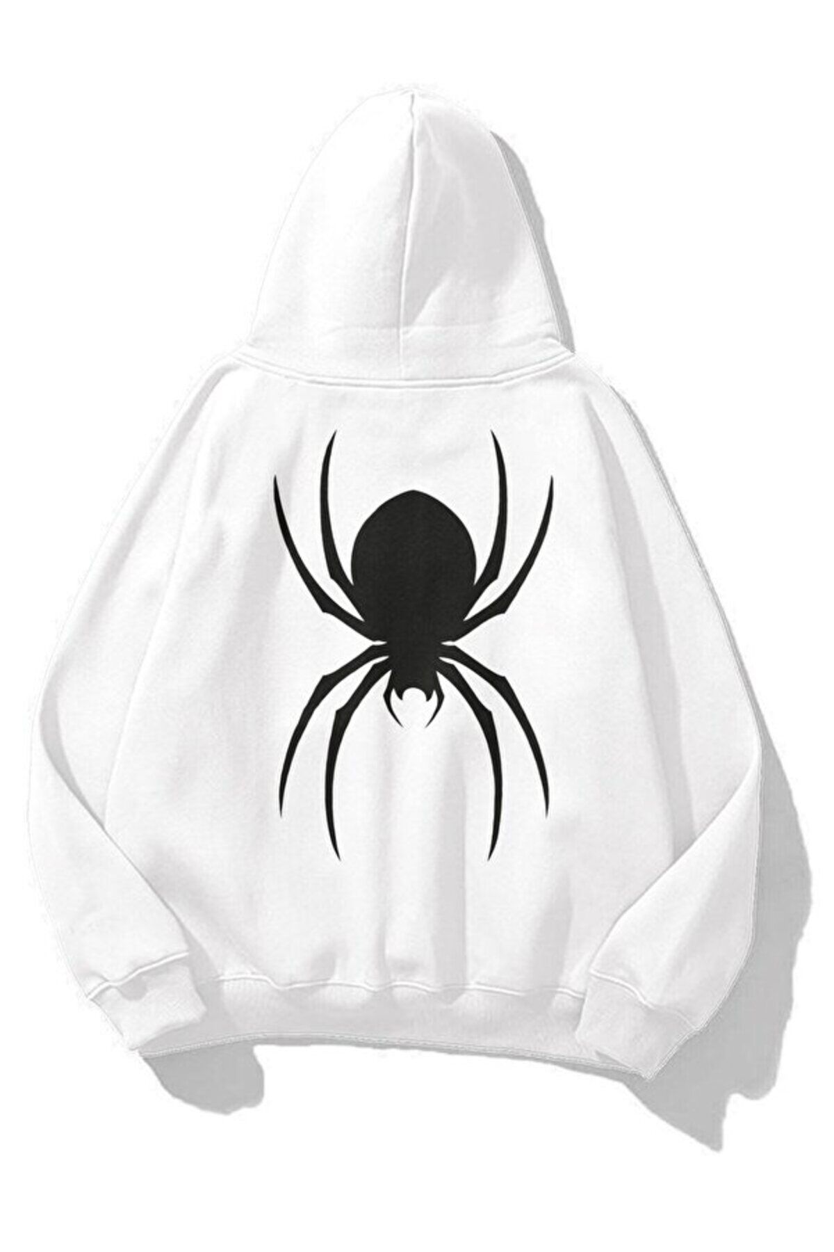 NİCE Unisex Spider Sweatshirt Beyaz