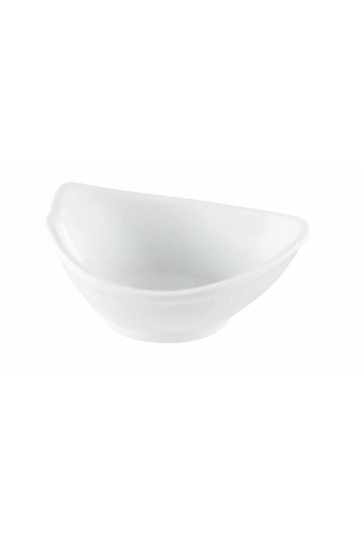 Globy Melamin Mini Kase, 9,5x7,5 Cm,beyaz 6'lı