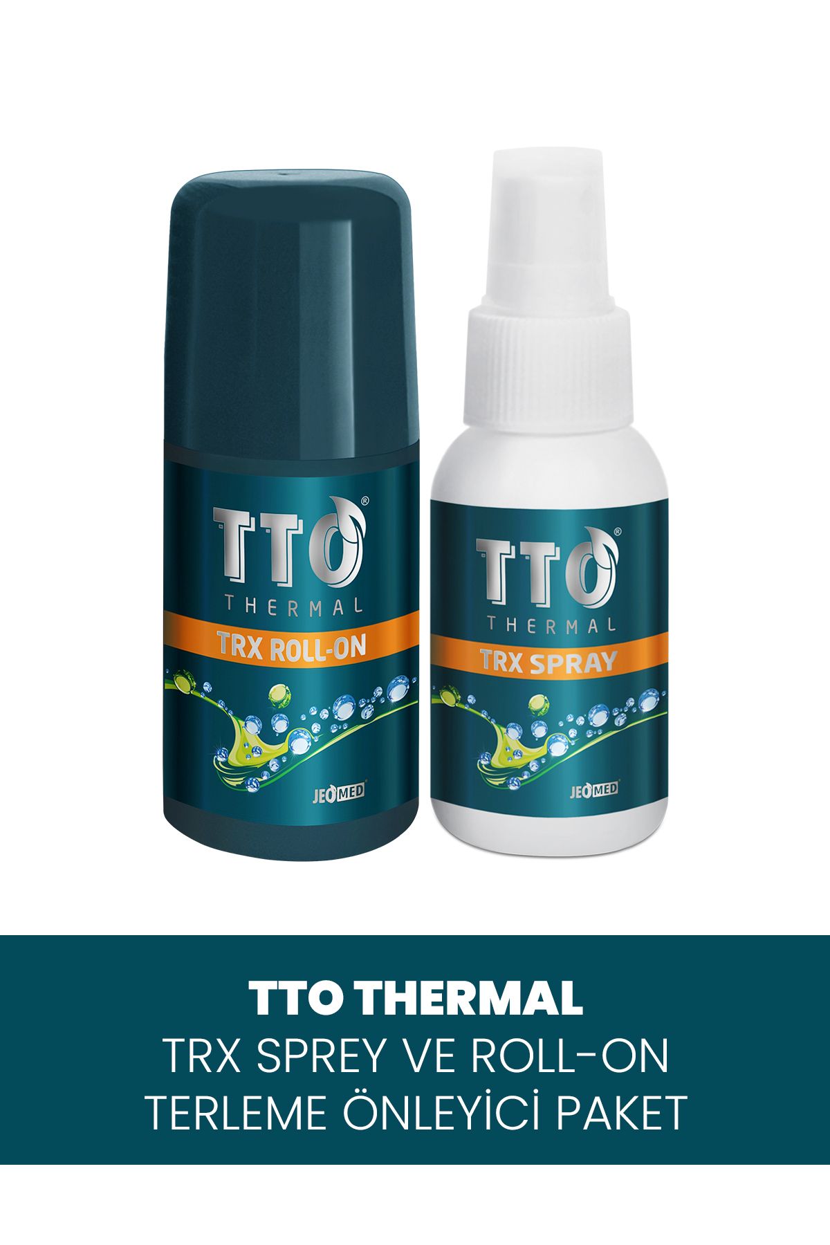 Tto Trx Sprey Ve Roll-on Paketi Terleme Önleyici(ÇAY AĞACI YAĞI / TEA TREE OIL)