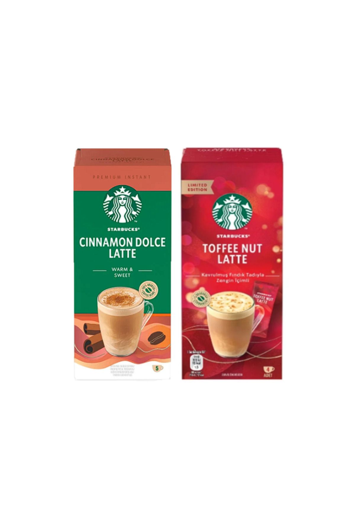 Starbucks Cinnamon Dolce Latte & Toffee Nut Latte