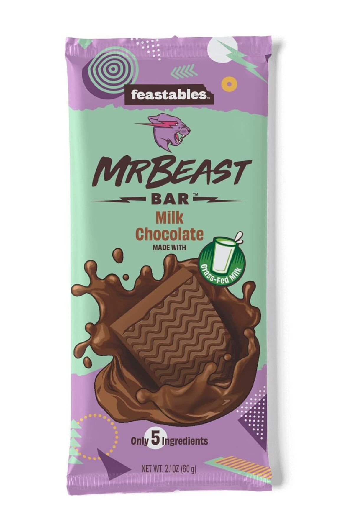 Feastables Mr Beast Milk Chocolate Bar 60 gr