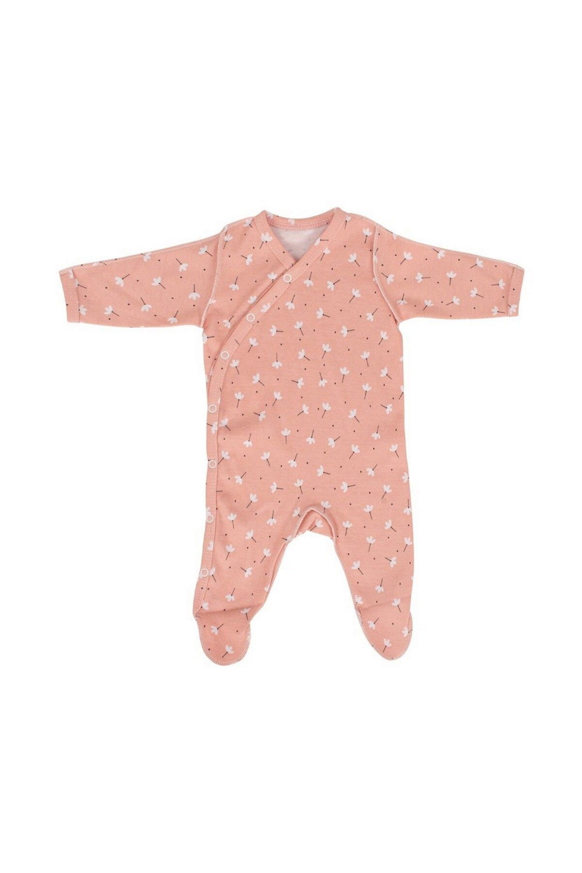 Sevi Bebe Desenli Prematüre Pijama Tulumu 6945