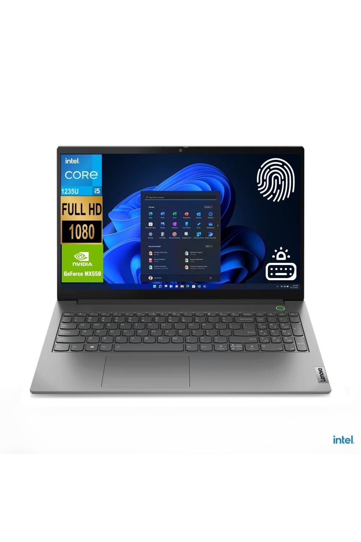 LENOVO ThinkBook G4 İntel Core i5 1235U 8GB 256GB SSD NVIDIA MX550 2GB 15.6" FHD IPS 21DJ00LKTR