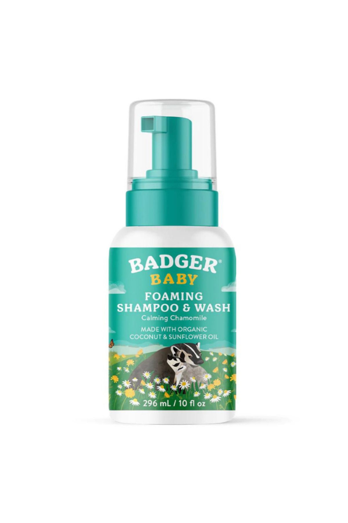 Badger Organik Bebek Saç Ve Vücut Köpük Şampuan 300 ml
