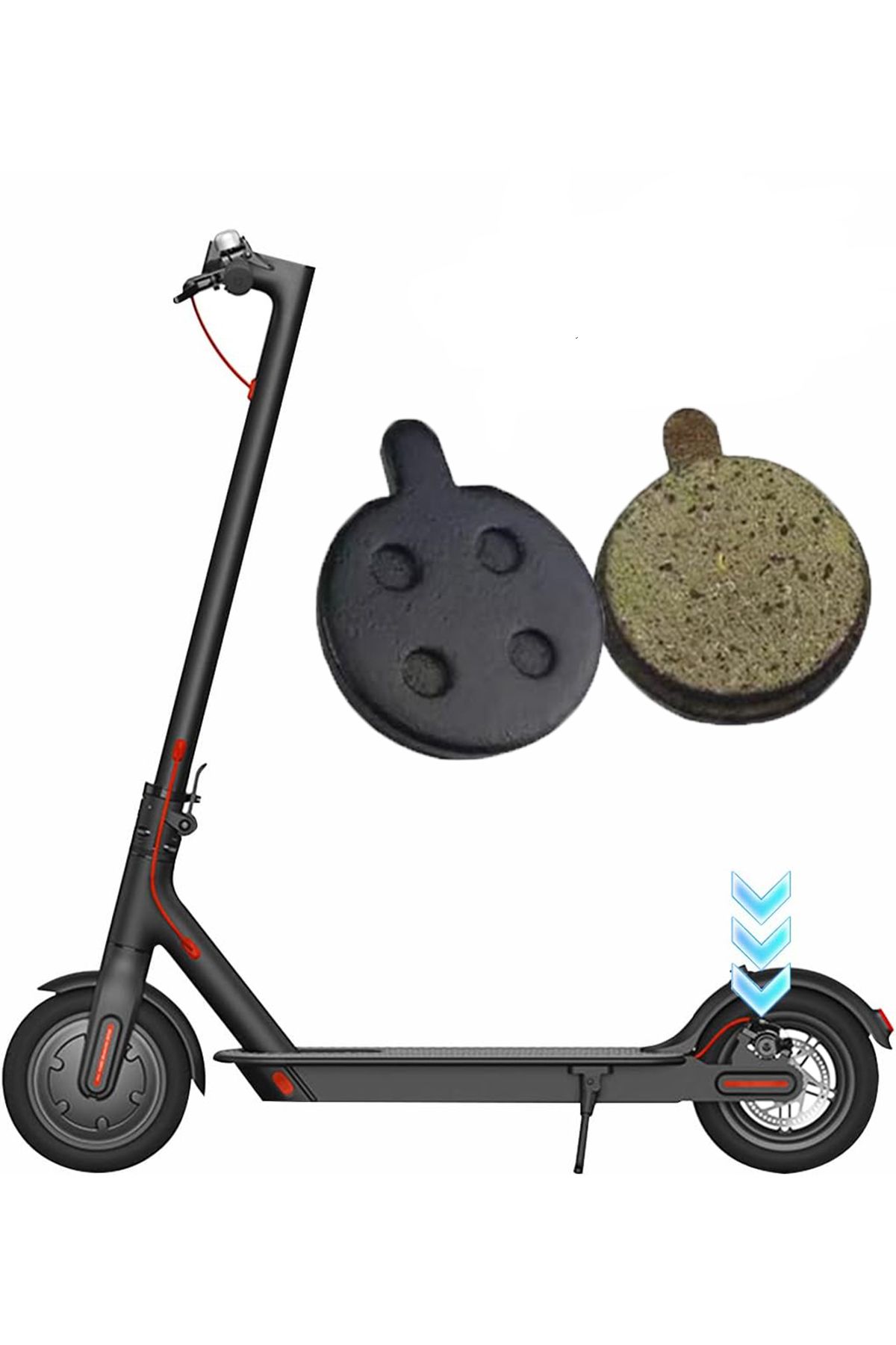 bisiklet dünyam XİAOMİ Elektrikli Scooter M365 Uyumlu Scooter Fren Balatası ve Balata Çeşitleri