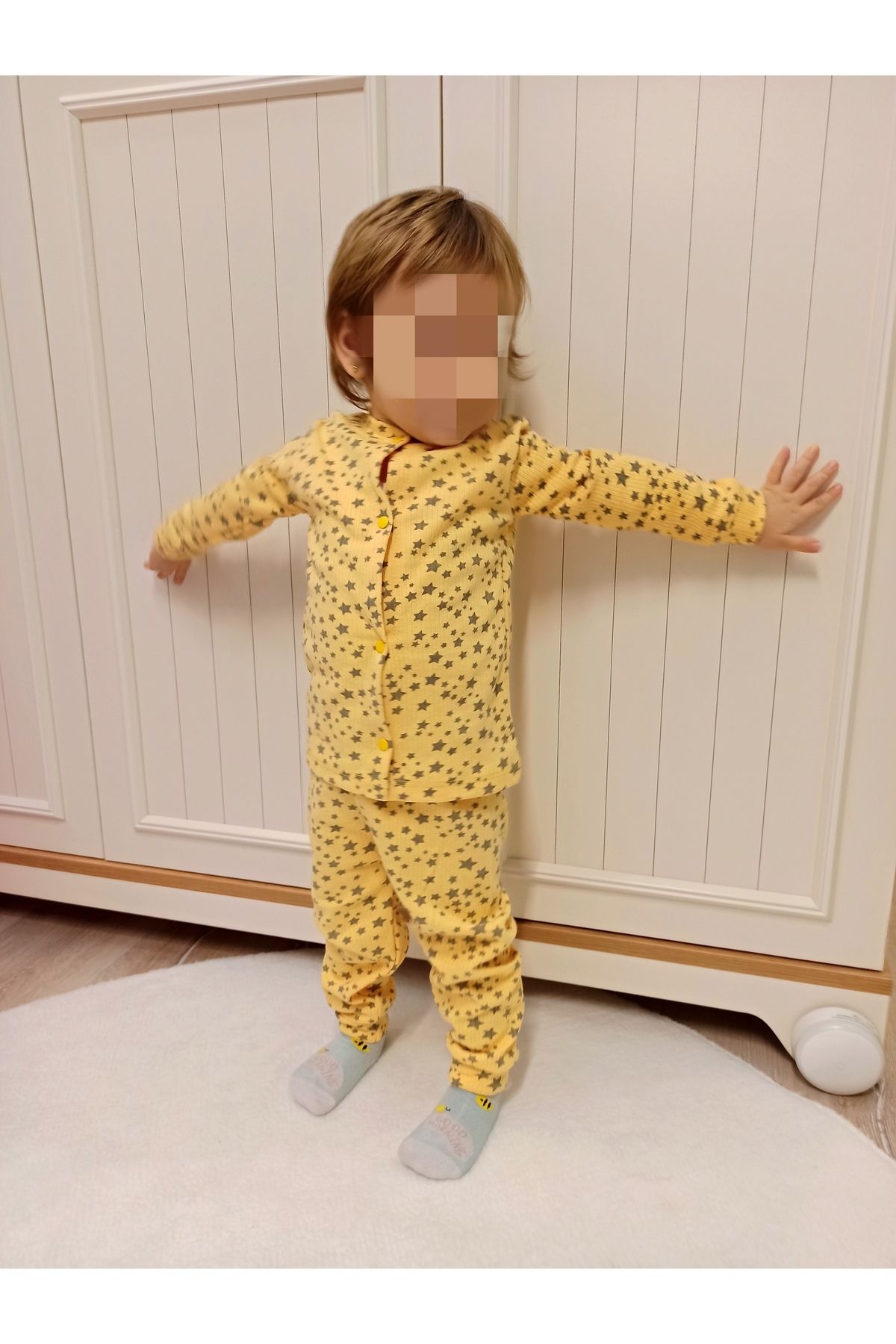 Naunau Yıldızlı çocuk pijama takımı