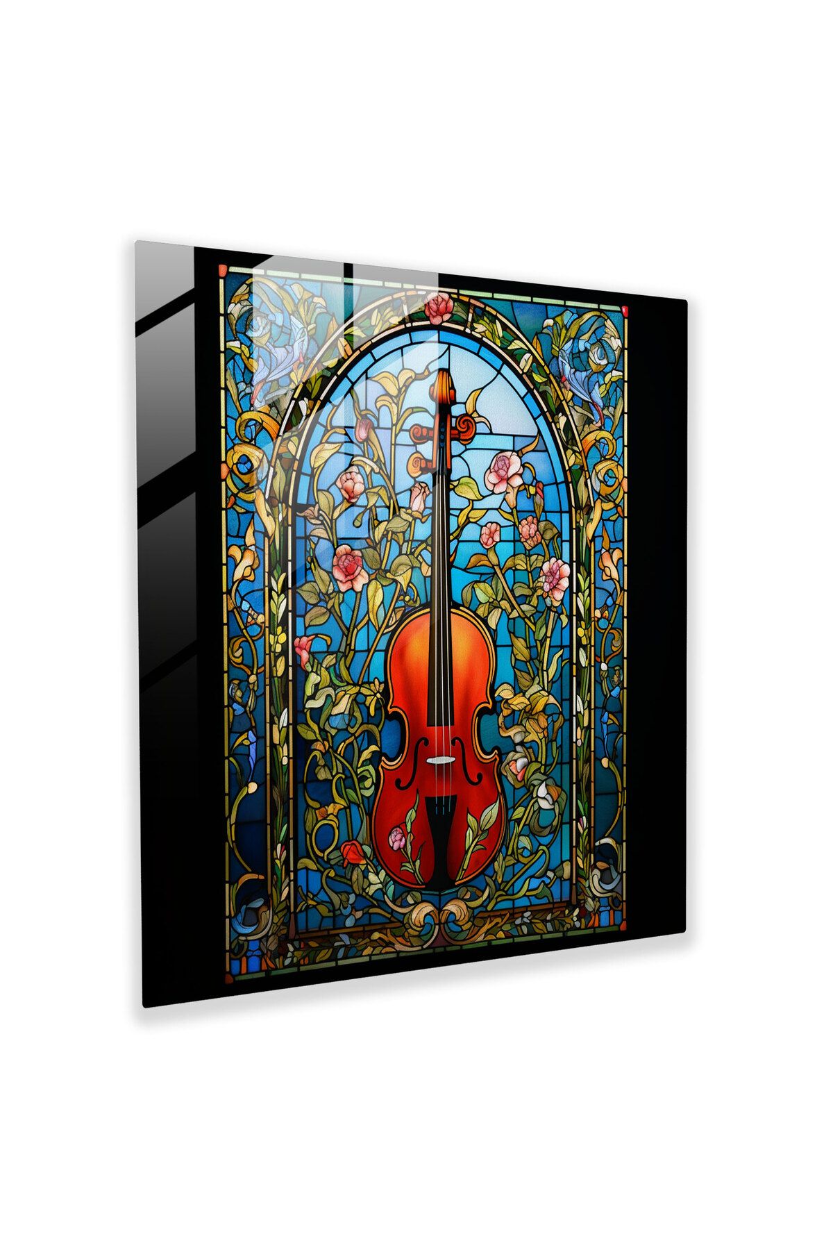 PaintedAnarchy Zarif vitray müzik sanat eseri