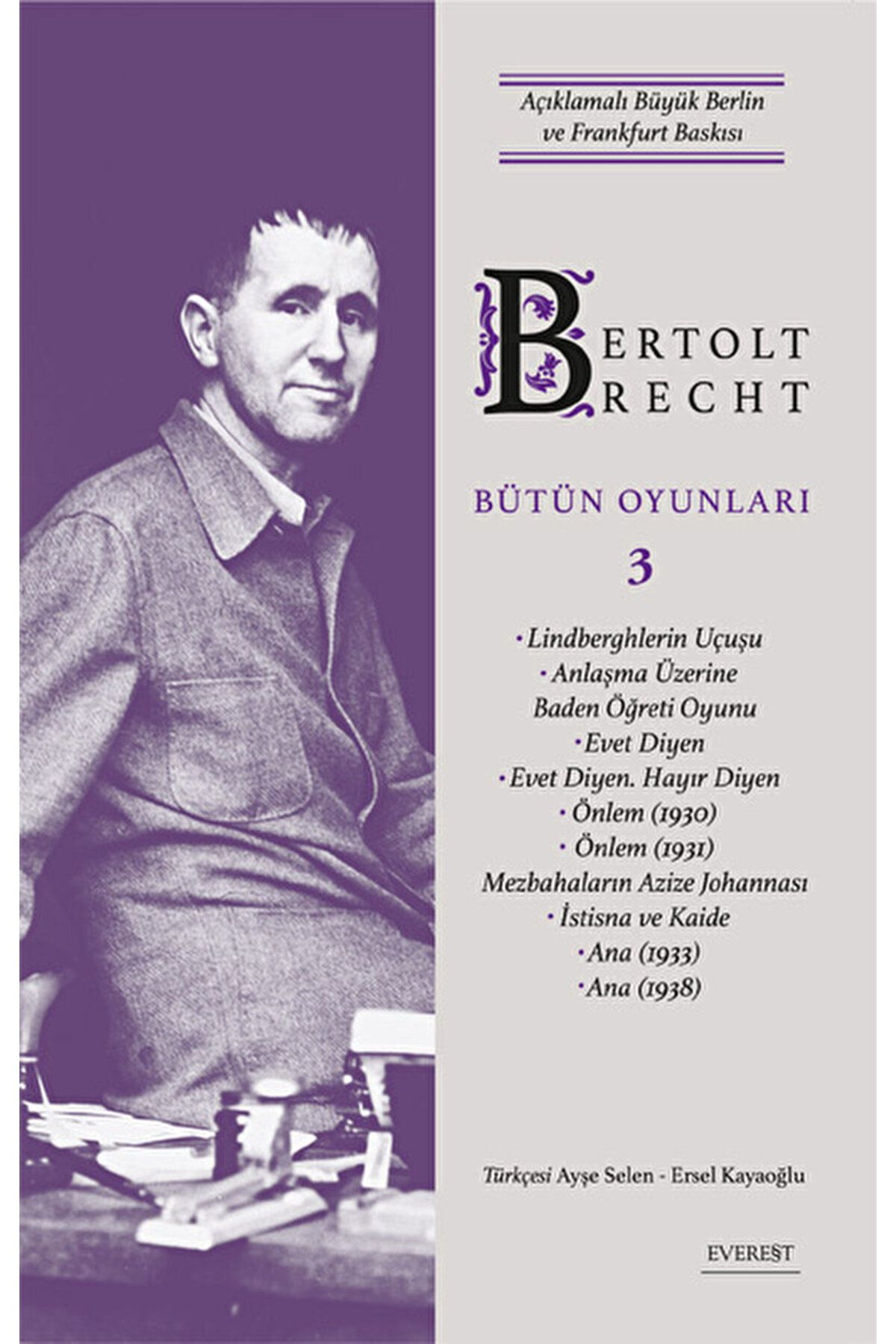 Everest Yayınları Bertolt Brecht Bütün Oyunları 3 / Bertolt Brecht / Everest Yayınları / 9786253690632