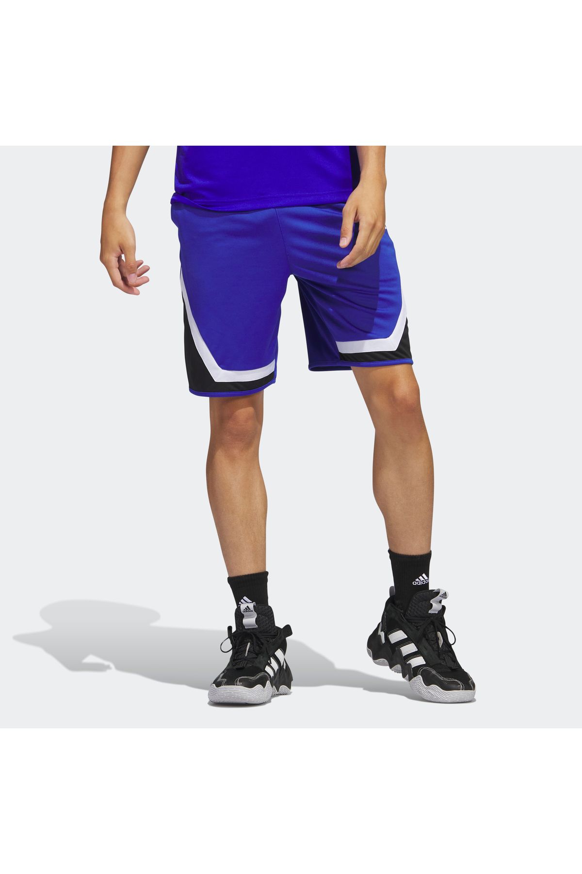 adidas Pro Block Erkek Lacivert Basketbol Şortu (IC2431)