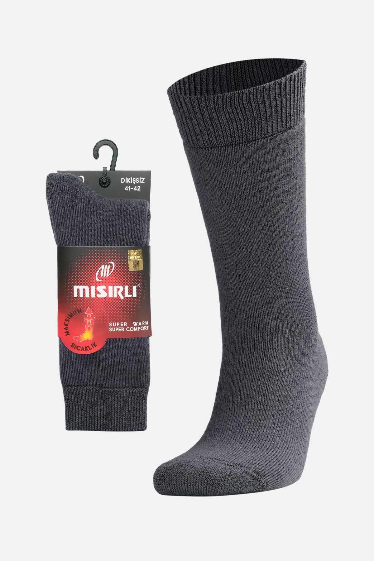 Mısırlı Erkek Termal Tekli Antrasit Soket Çorap M 64000 A