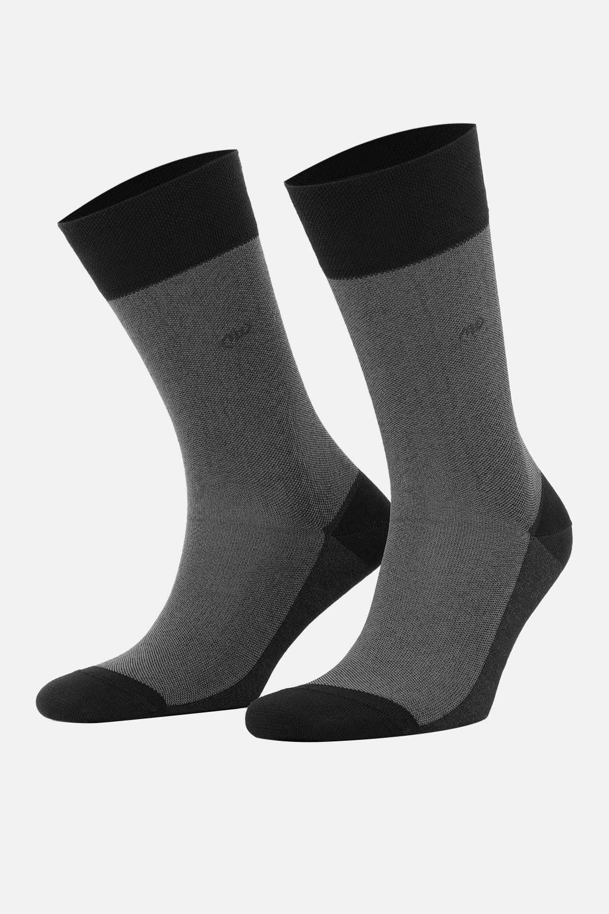 Mısırlı Erkek Merserize Tekli Siyah Yazlık Soket Çorap M 67001 S