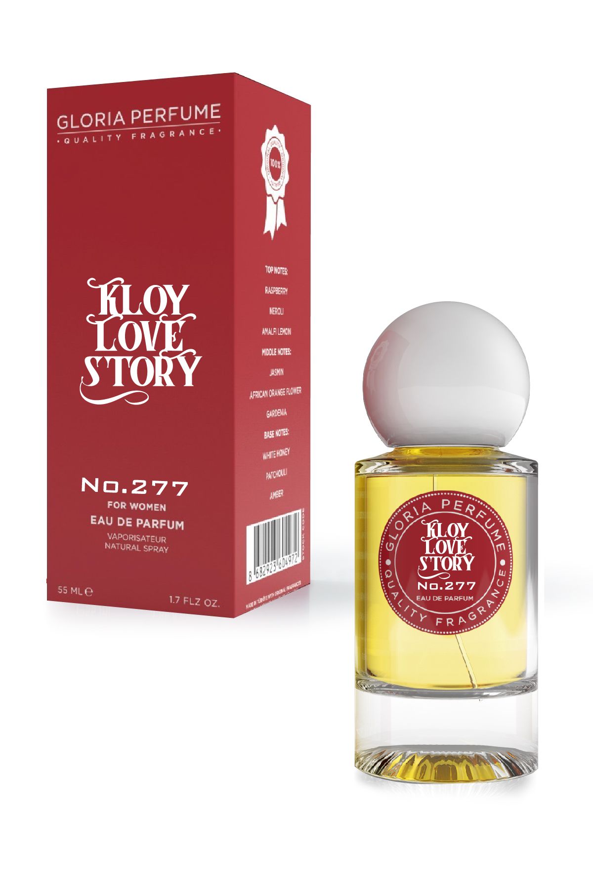 Gloria Perfume Kloy Love Story Edp 55 ml Kadın Parfüm 8682923605405