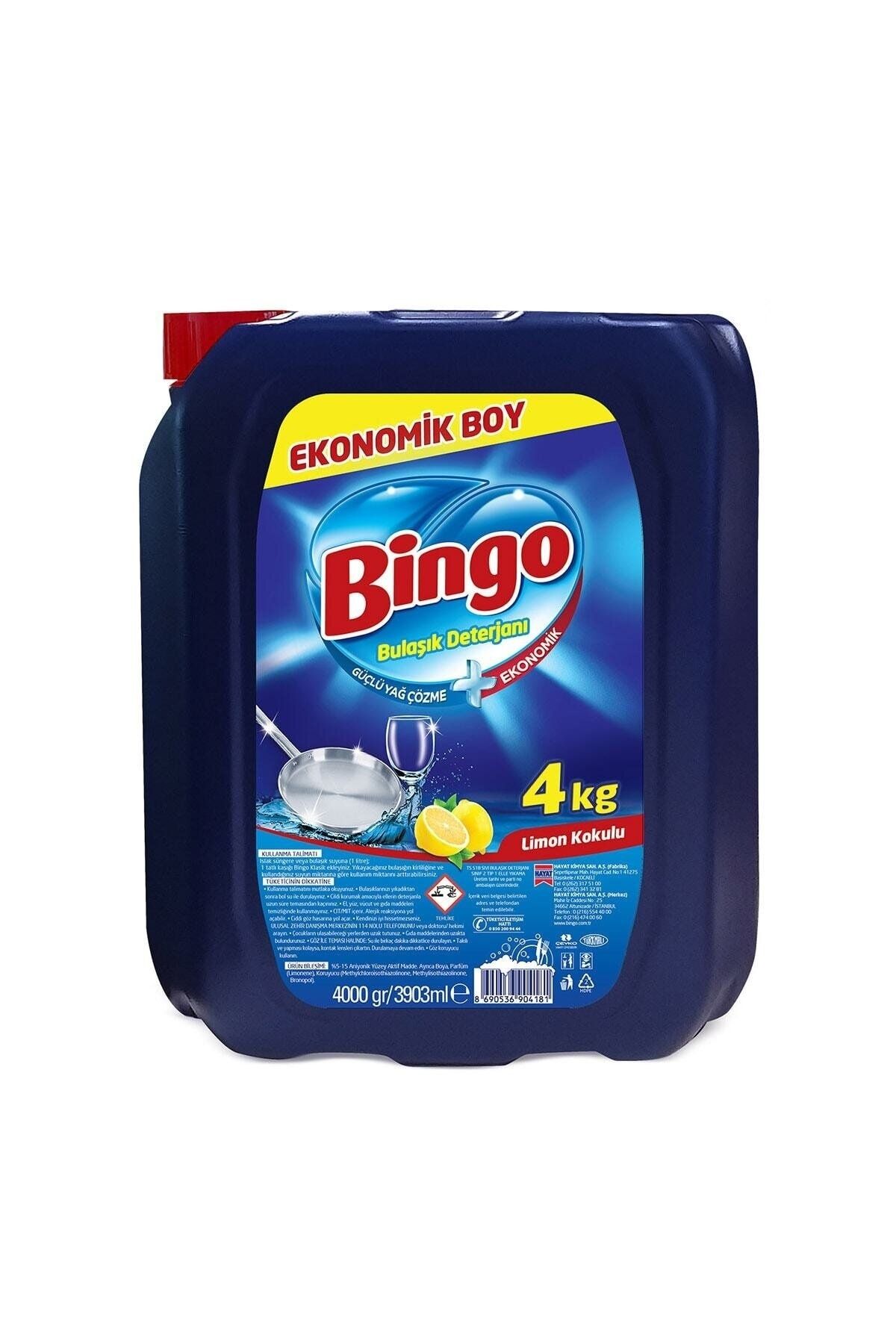 Bingo Bulaşık Sıvısı 4 L