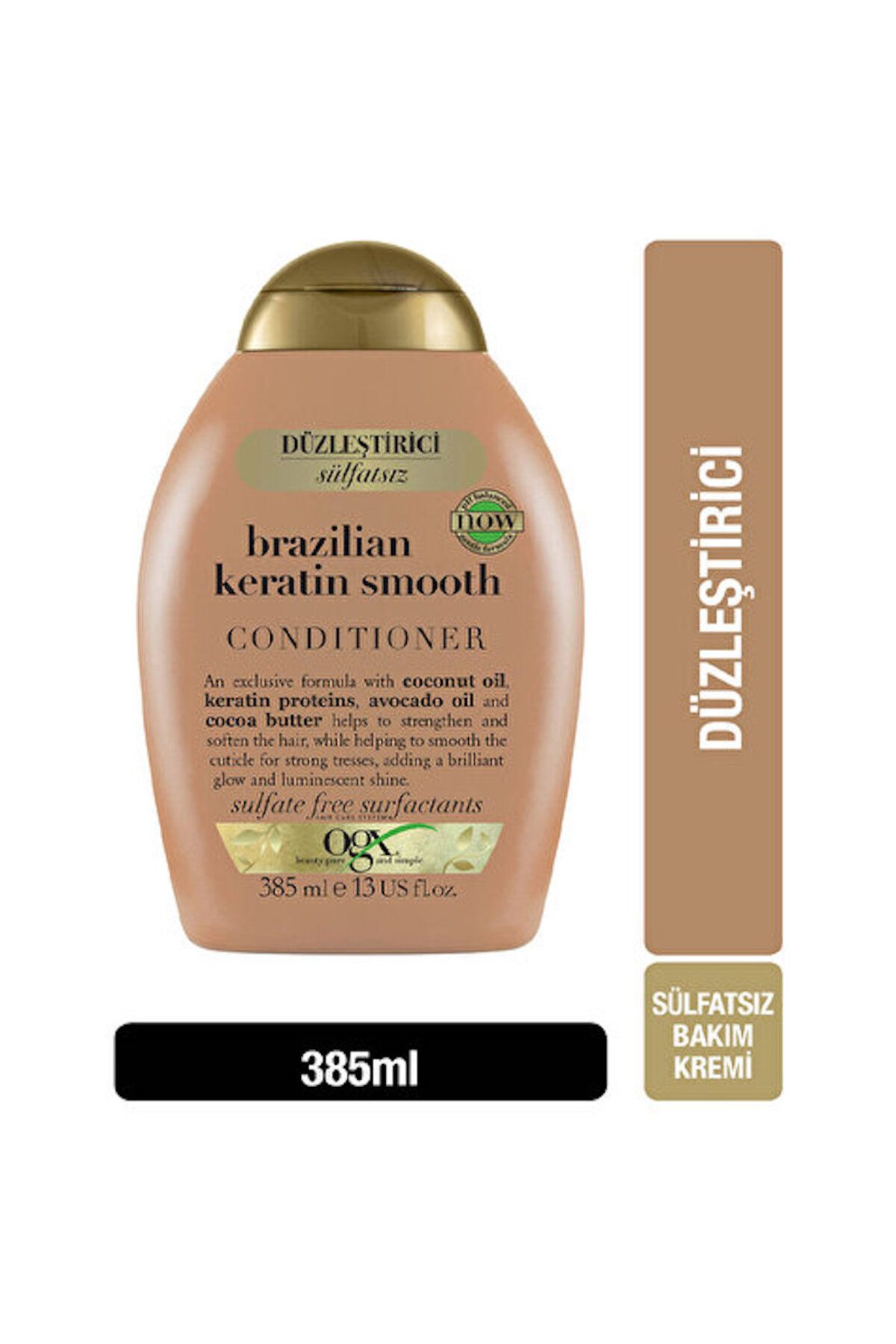 OGX Keratin Saç Bakım Kremi - Ogx Düzleştirici Brezilya Keratin Saç Bakım Kremi 385 ml