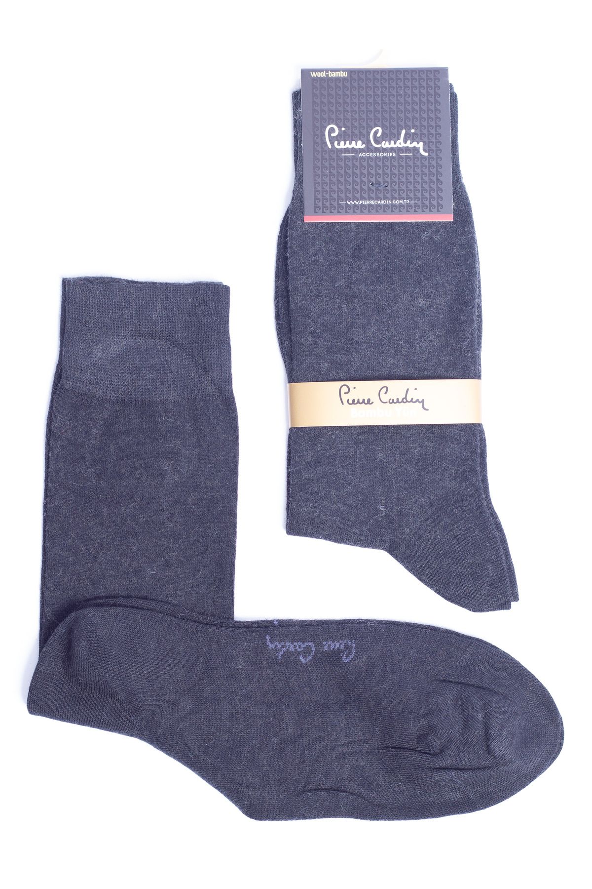 Pierre Cardin 6’lı Flat Wool Bambu Yün Düz Erkek Çorap
