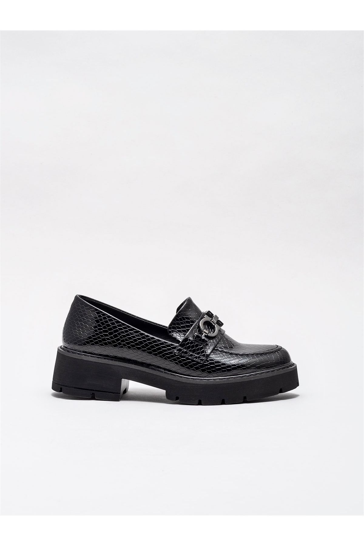 Elle Siyah Kadın Loafer Ayakkabı