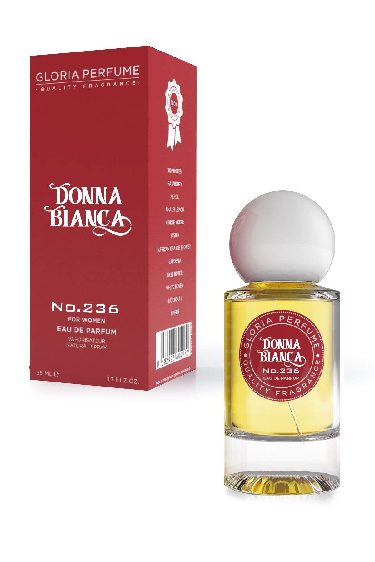 Gloria Perfume Donna Bianca 55 Ml Edp Kadın Parfüm