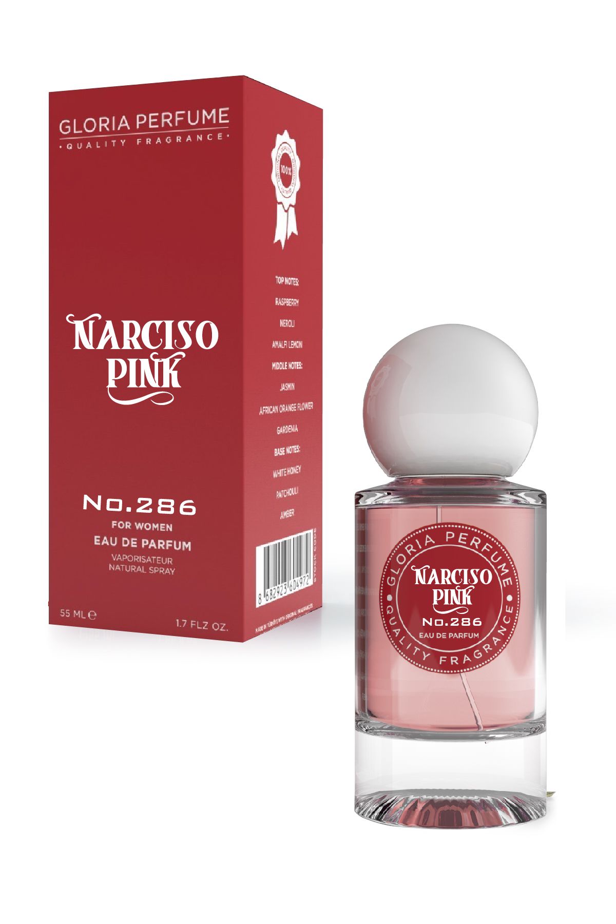 Gloria Perfume Narciso Pink Edp 55 ml Kadın Parfüm 8682923605498