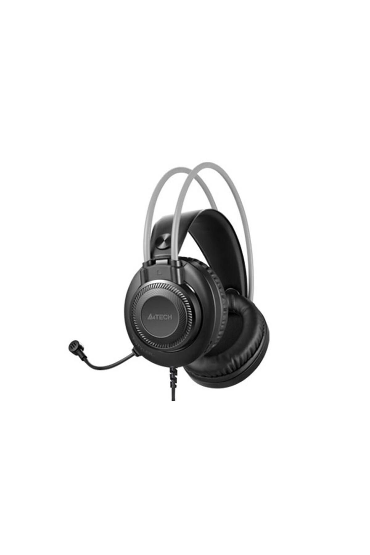 A4 Tech Fh-200u Siyah Gri Mikrofonlu Kulaklık Usb