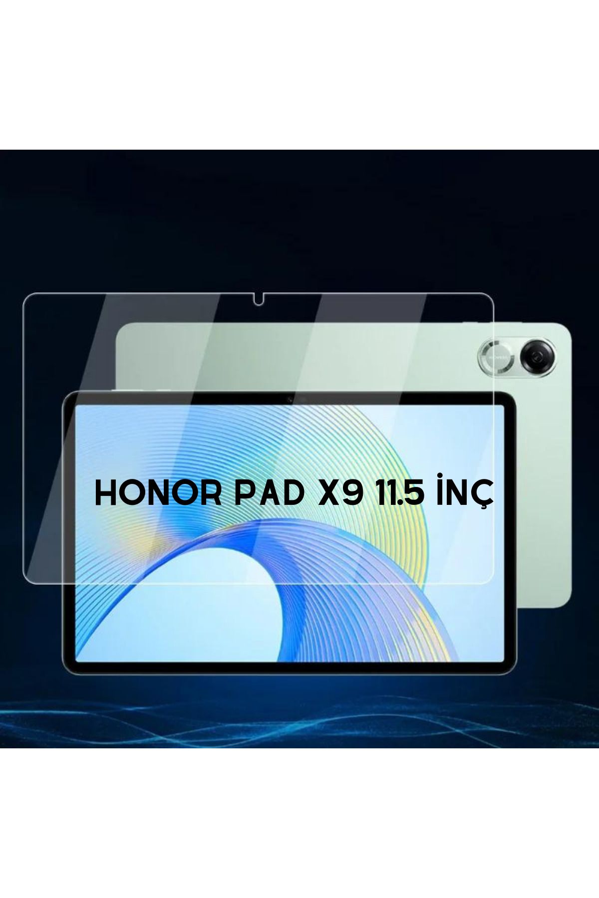 İncisoft Huawei Honor Pad X9 11.5 Inç 2023 Uyumlu Tablet Ekran Koruyucu Kırılmaz Esnek Tam Kapatan Screen