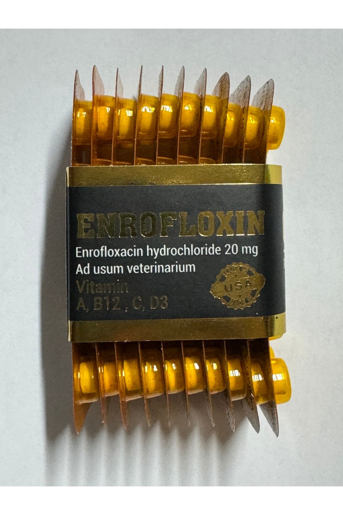 TYSON Gold Enrofloxin 20 Mg Bulgar Hapı 1 Bağ 100 Tablet
