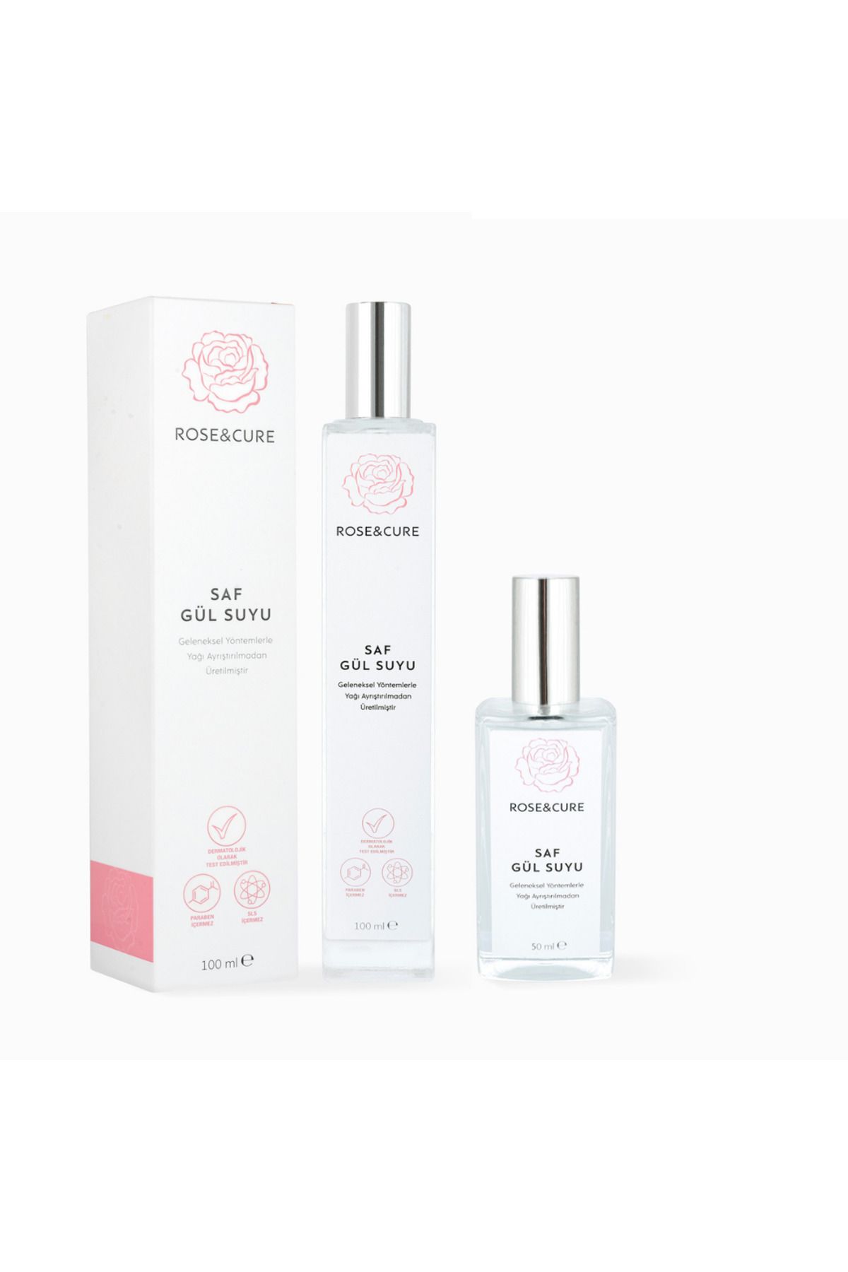 Rose and Cure Rose&cure Home&travel Set 50 Ml + 100 Ml