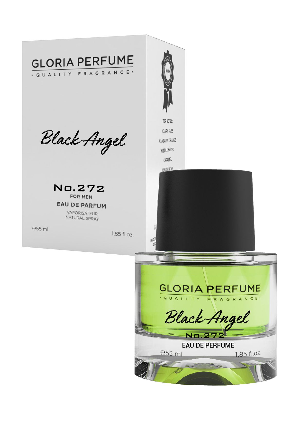 Gloria Perfume Black Angel 55 ml Edp Erkek Parfüm