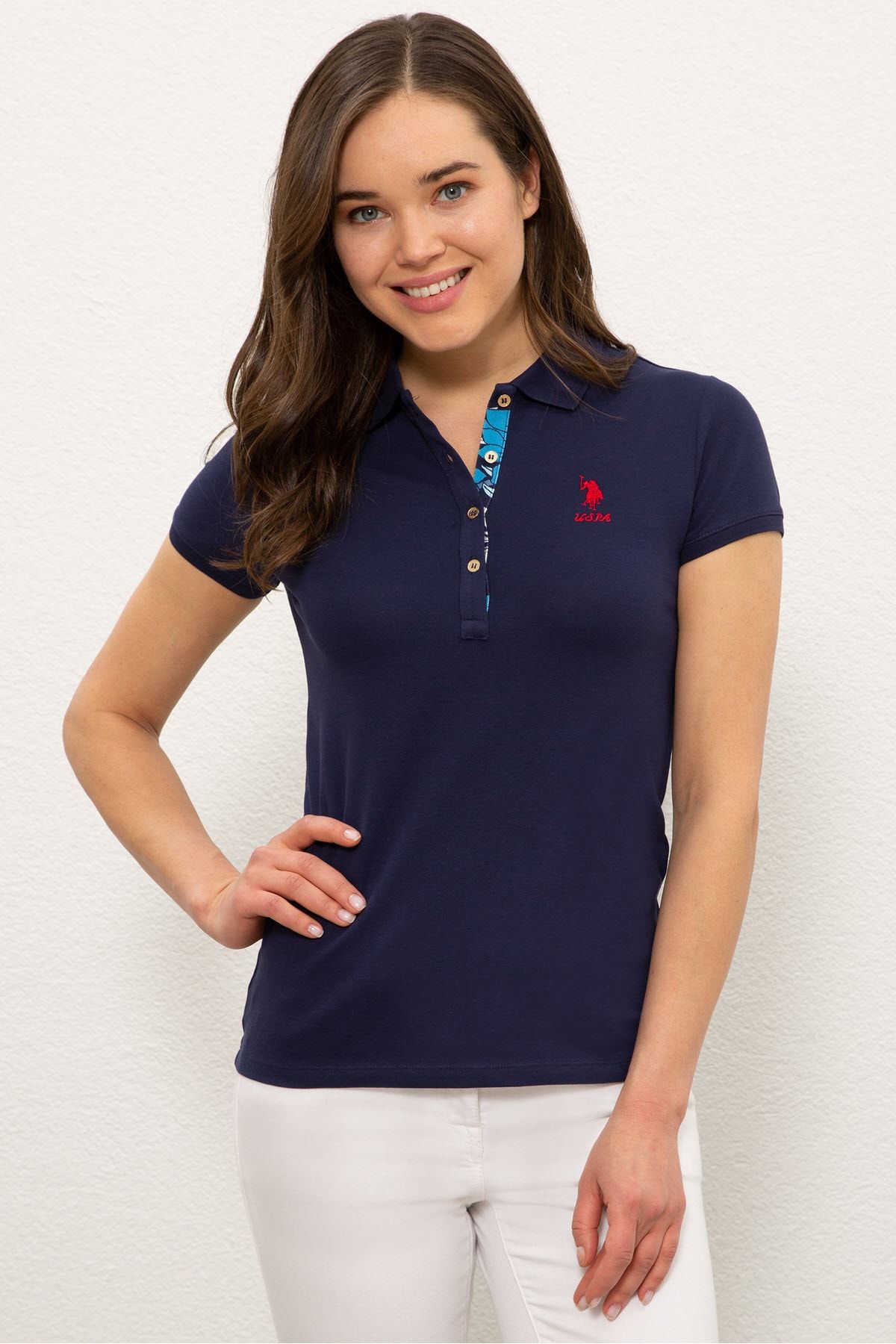 U.S. Polo Assn. Lacıvert Kadın T-Shirt
