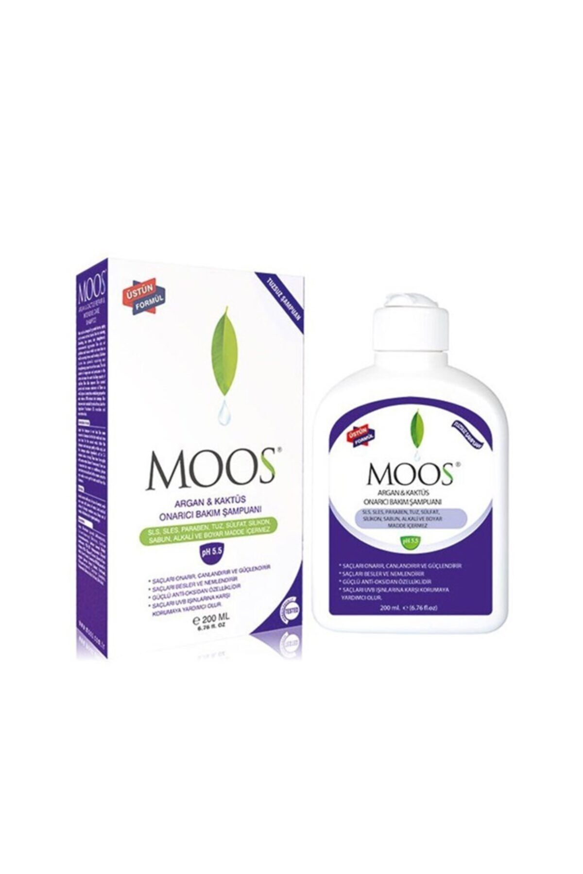 Moos Argan Kaktüs Onarıcı Bakım Şampuanı 200 ml